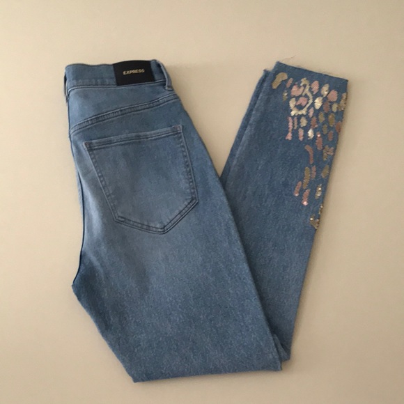 Express Denim - Express Skinny High Rise Jeans